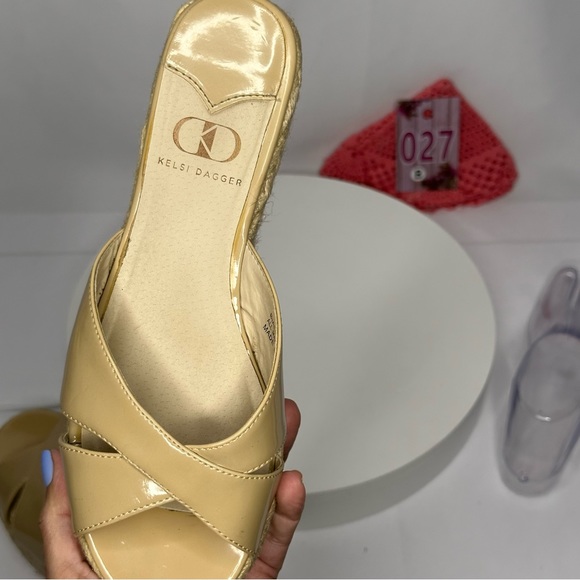 Kelsi Dagger Bianca Wedge Platform Slip-On Sandals Size 8.5 - Picture 10 of 14